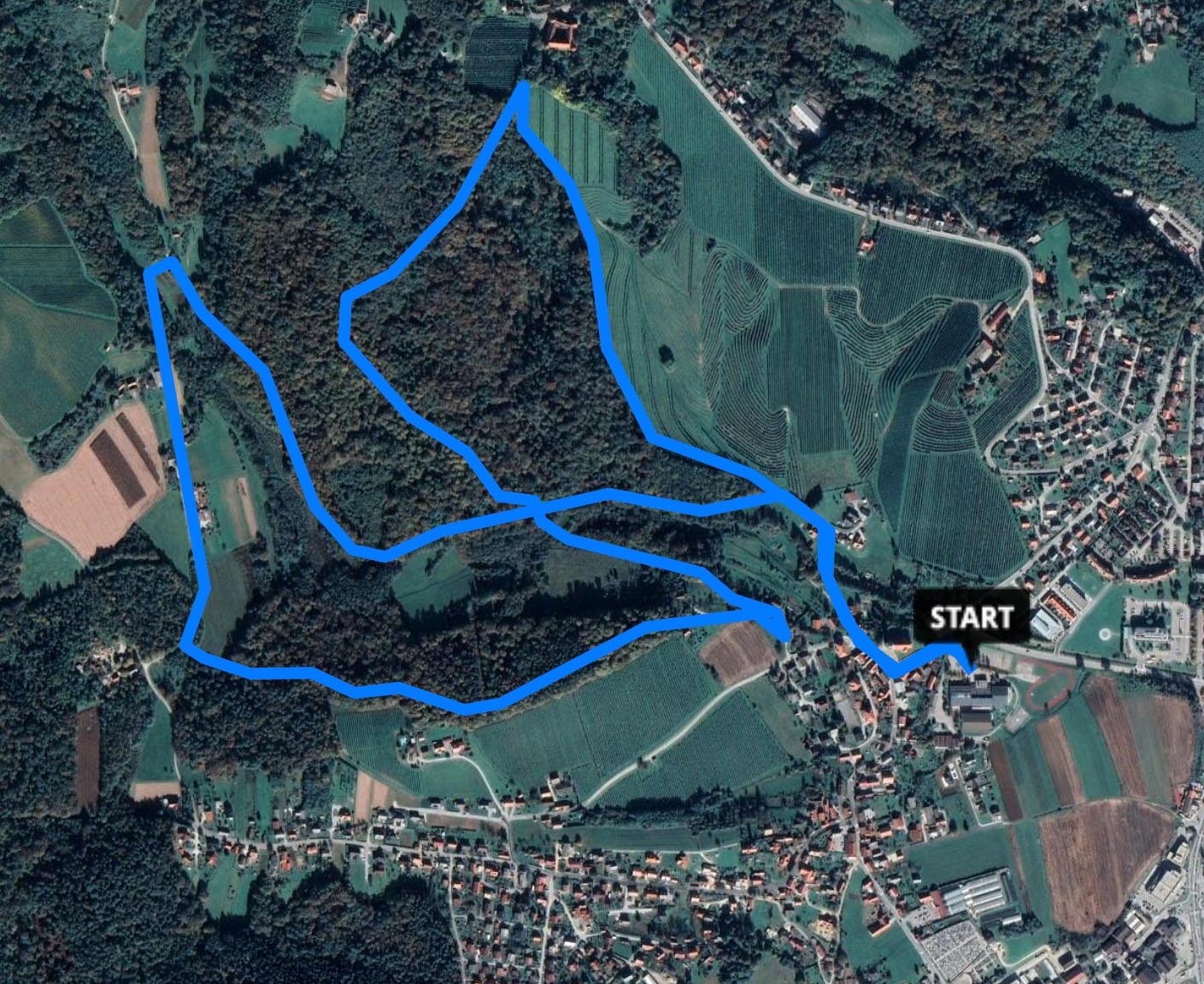 Leskovška sprehajalna pot B (daljša)